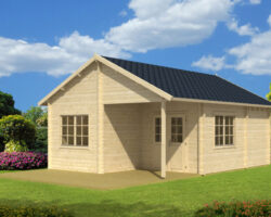 Chata Copenhagen 31m2 / 5 x 7 m / 58mm