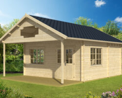 Chata Stockholm 25m2 / 5 x 5 m / 58mm